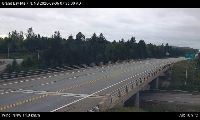 Web Cam image of Grand Bay-Westfield (NB Highway 7)