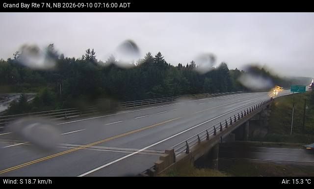 Web Cam image of Grand Bay-Westfield (NB Highway 7)