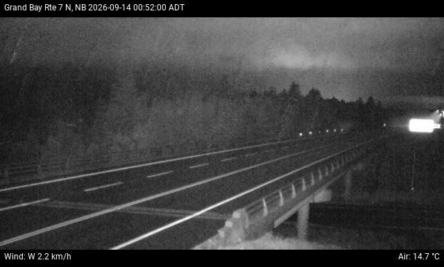 Web Cam image of Grand Bay-Westfield (NB Highway 7)