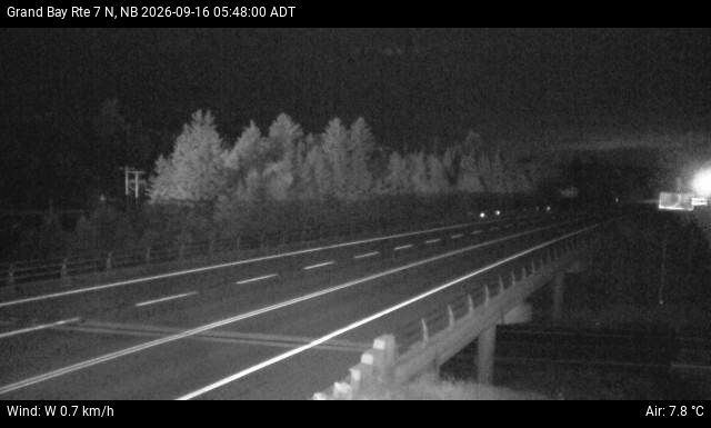 Web Cam image of Grand Bay-Westfield (NB Highway 7)