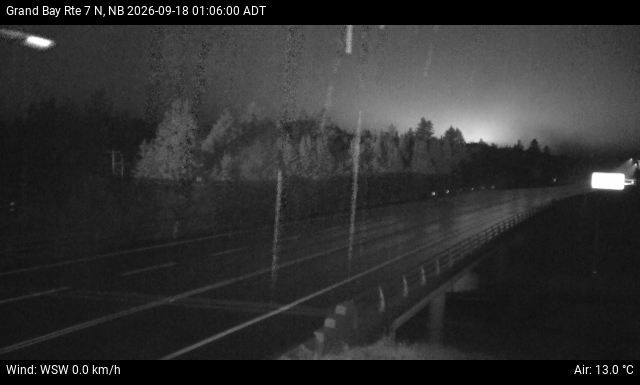 Web Cam image of Grand Bay-Westfield (NB Highway 7)