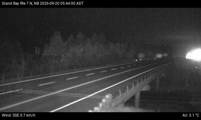 Web Cam image of Grand Bay-Westfield (NB Highway 7)
