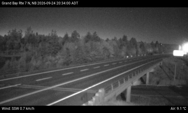 Web Cam image of Grand Bay-Westfield (NB Highway 7)