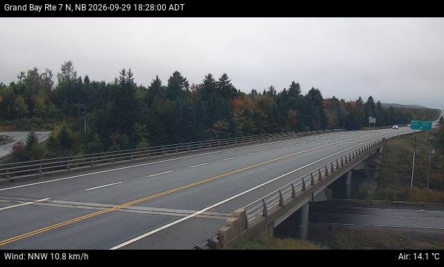 Web Cam image of Grand Bay-Westfield (NB Highway 7)