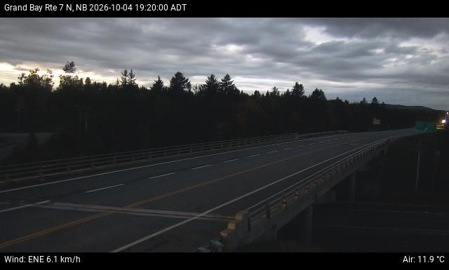 Web Cam image of Grand Bay-Westfield (NB Highway 7)