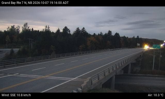 Web Cam image of Grand Bay-Westfield (NB Highway 7)