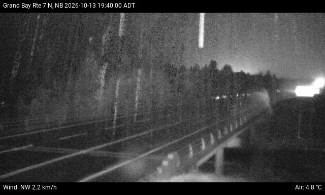 Web Cam image of Grand Bay-Westfield (NB Highway 7)