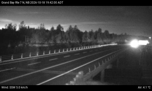 Web Cam image of Grand Bay-Westfield (NB Highway 7)