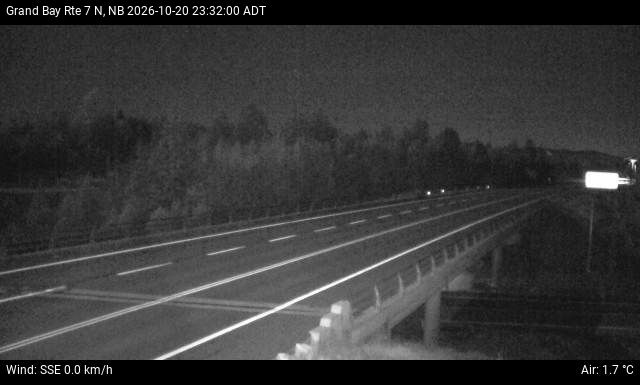 Web Cam image of Grand Bay-Westfield (NB Highway 7)