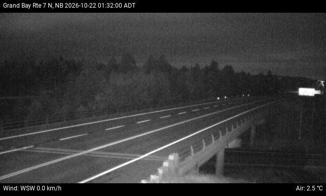 Web Cam image of Grand Bay-Westfield (NB Highway 7)