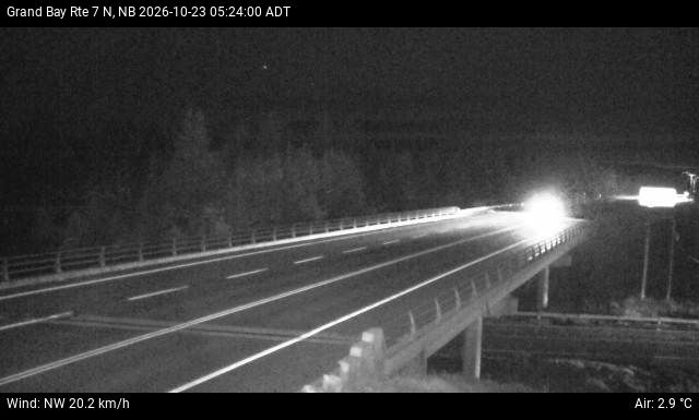 Web Cam image of Grand Bay-Westfield (NB Highway 7)