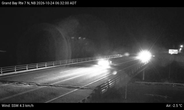 Web Cam image of Grand Bay-Westfield (NB Highway 7)
