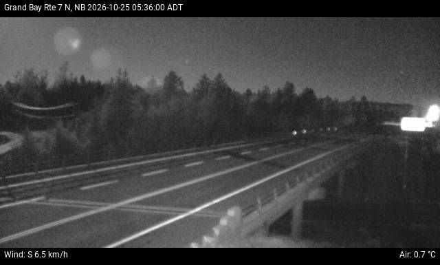 Web Cam image of Grand Bay-Westfield (NB Highway 7)