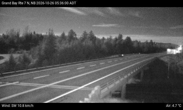 Web Cam image of Grand Bay-Westfield (NB Highway 7)