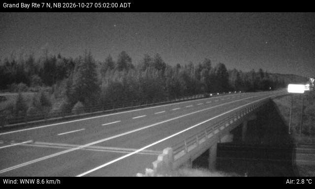 Web Cam image of Grand Bay-Westfield (NB Highway 7)