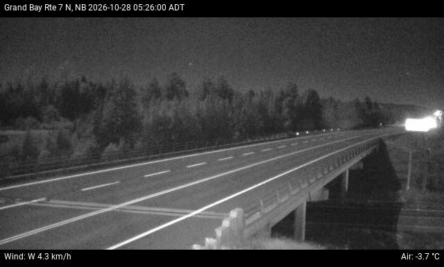 Web Cam image of Grand Bay-Westfield (NB Highway 7)
