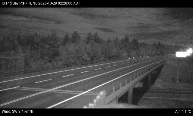 Web Cam image of Grand Bay-Westfield (NB Highway 7)