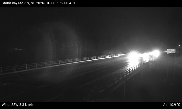 Web Cam image of Grand Bay-Westfield (NB Highway 7)