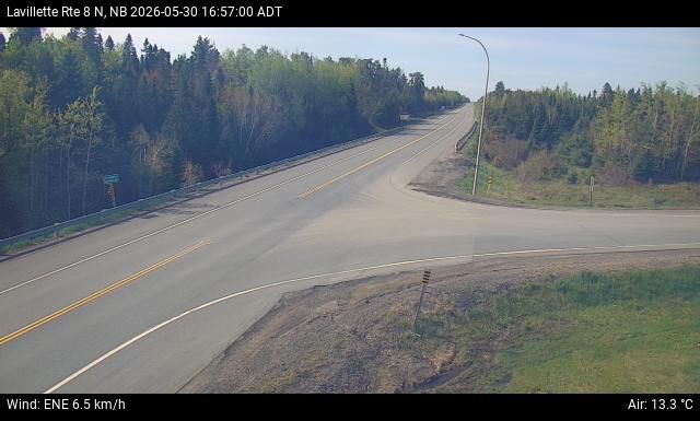 Web Cam image of Lavillette (NB Highway 8)
