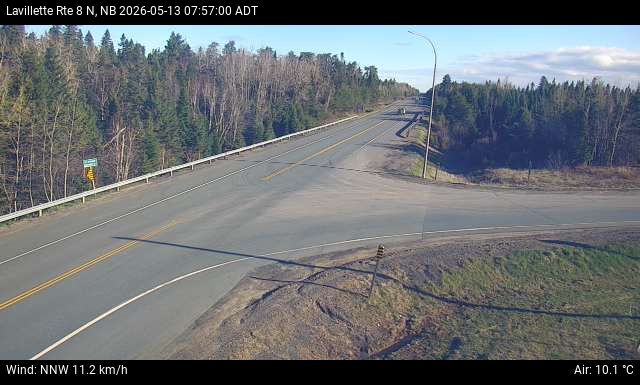 Web Cam image of Lavillette (NB Highway 8)