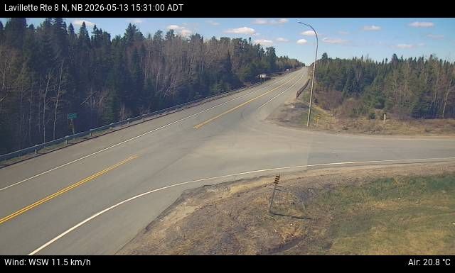 Web Cam image of Lavillette (NB Highway 8)