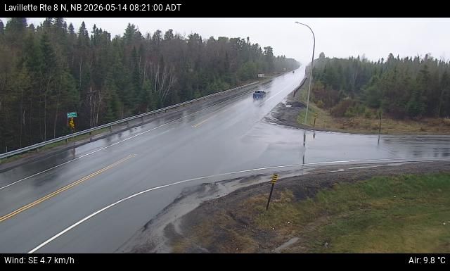 Web Cam image of Lavillette (NB Highway 8)