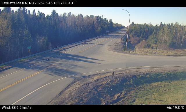 Web Cam image of Lavillette (NB Highway 8)