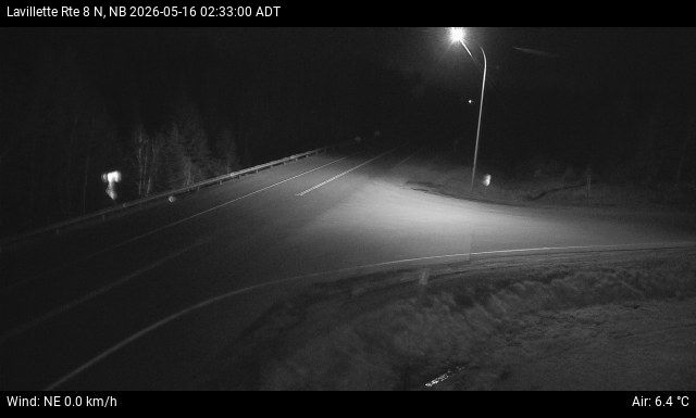 Web Cam image of Lavillette (NB Highway 8)