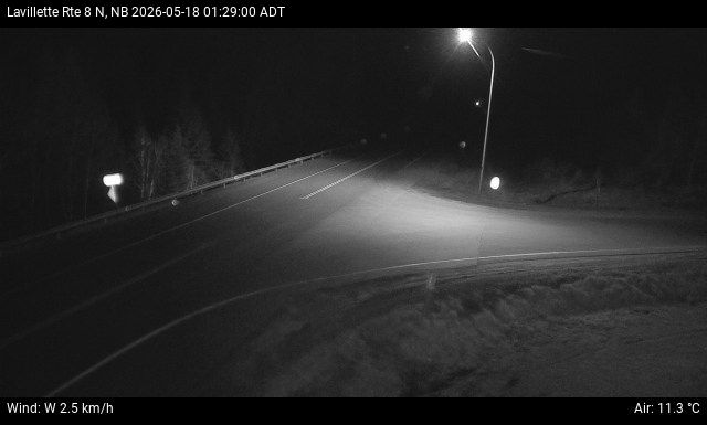Web Cam image of Lavillette (NB Highway 8)