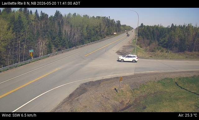 Web Cam image of Lavillette (NB Highway 8)