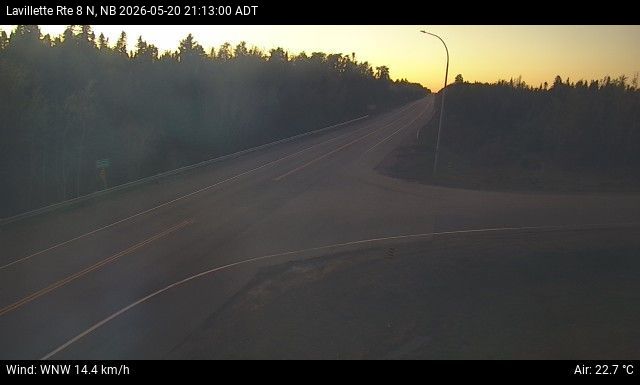 Web Cam image of Lavillette (NB Highway 8)