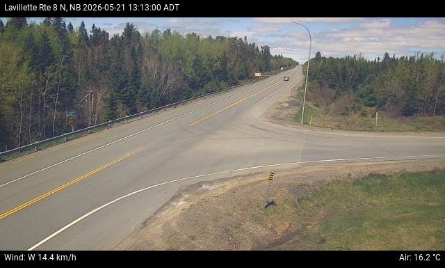 Web Cam image of Lavillette (NB Highway 8)