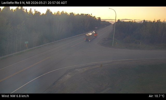 Web Cam image of Lavillette (NB Highway 8)