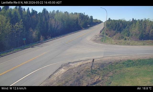 Web Cam image of Lavillette (NB Highway 8)