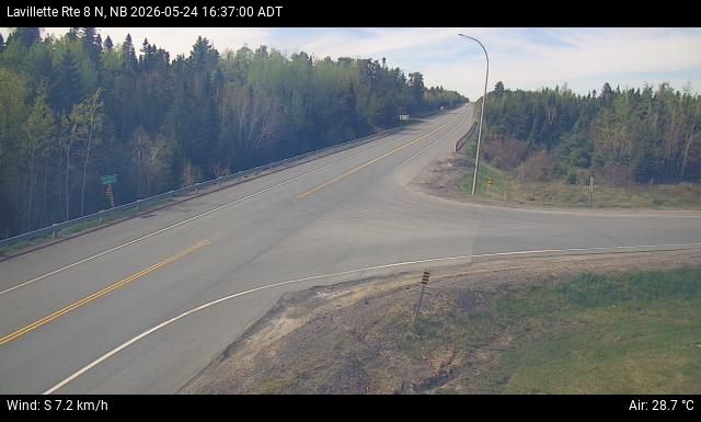 Web Cam image of Lavillette (NB Highway 8)