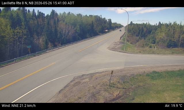 Web Cam image of Lavillette (NB Highway 8)