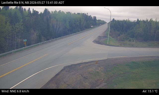 Web Cam image of Lavillette (NB Highway 8)