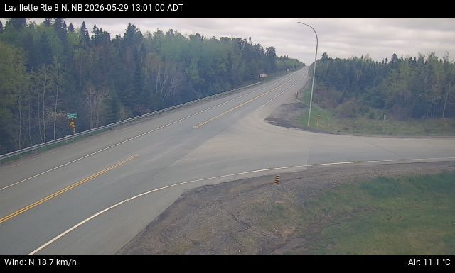Web Cam image of Lavillette (NB Highway 8)