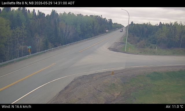 Web Cam image of Lavillette (NB Highway 8)