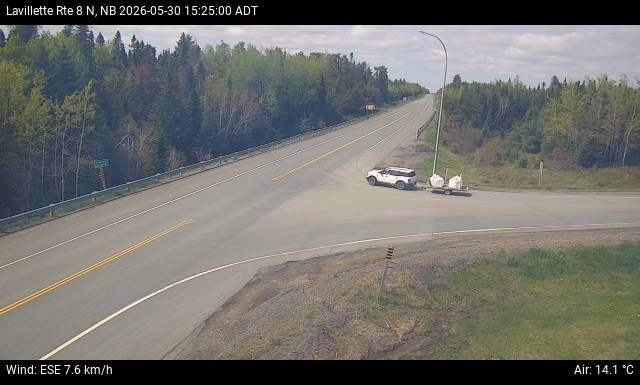 Web Cam image of Lavillette (NB Highway 8)