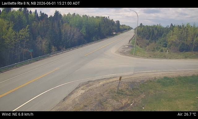 Web Cam image of Lavillette (NB Highway 8)