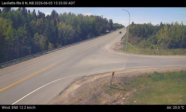 Web Cam image of Lavillette (NB Highway 8)
