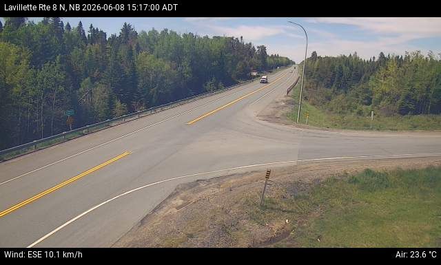 Web Cam image of Lavillette (NB Highway 8)