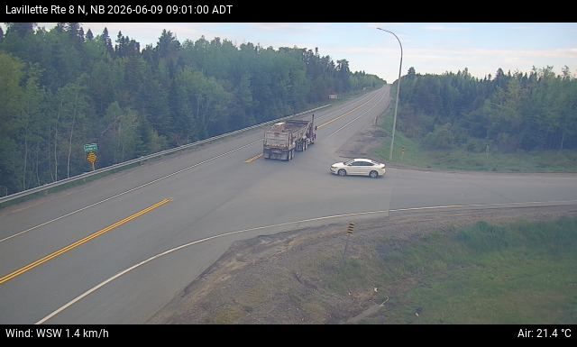 Web Cam image of Lavillette (NB Highway 8)