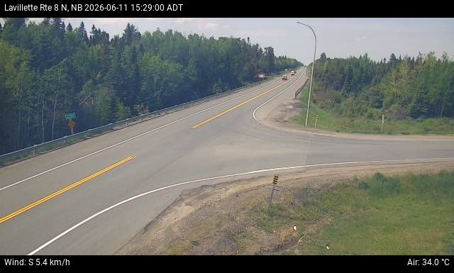 Web Cam image of Lavillette (NB Highway 8)