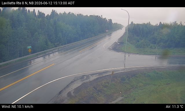 Web Cam image of Lavillette (NB Highway 8)