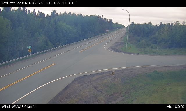 Web Cam image of Lavillette (NB Highway 8)