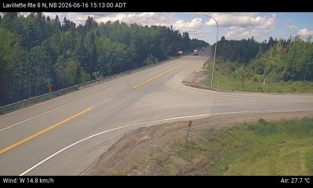 Web Cam image of Lavillette (NB Highway 8)