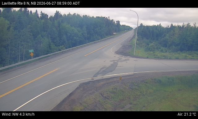 Web Cam image of Lavillette (NB Highway 8)