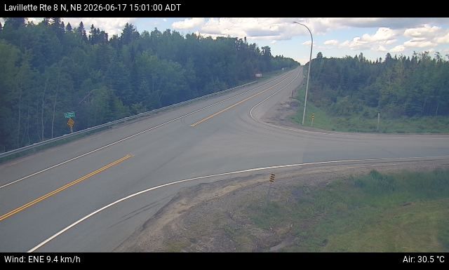Web Cam image of Lavillette (NB Highway 8)